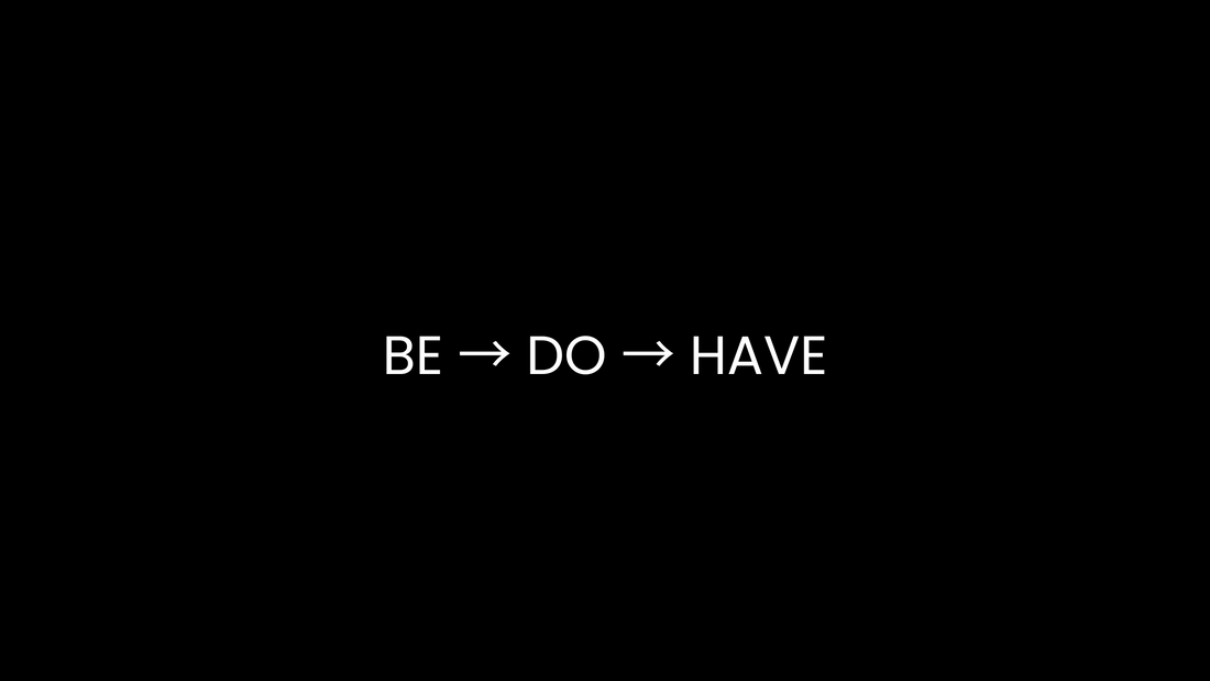 Be. Do. Have.