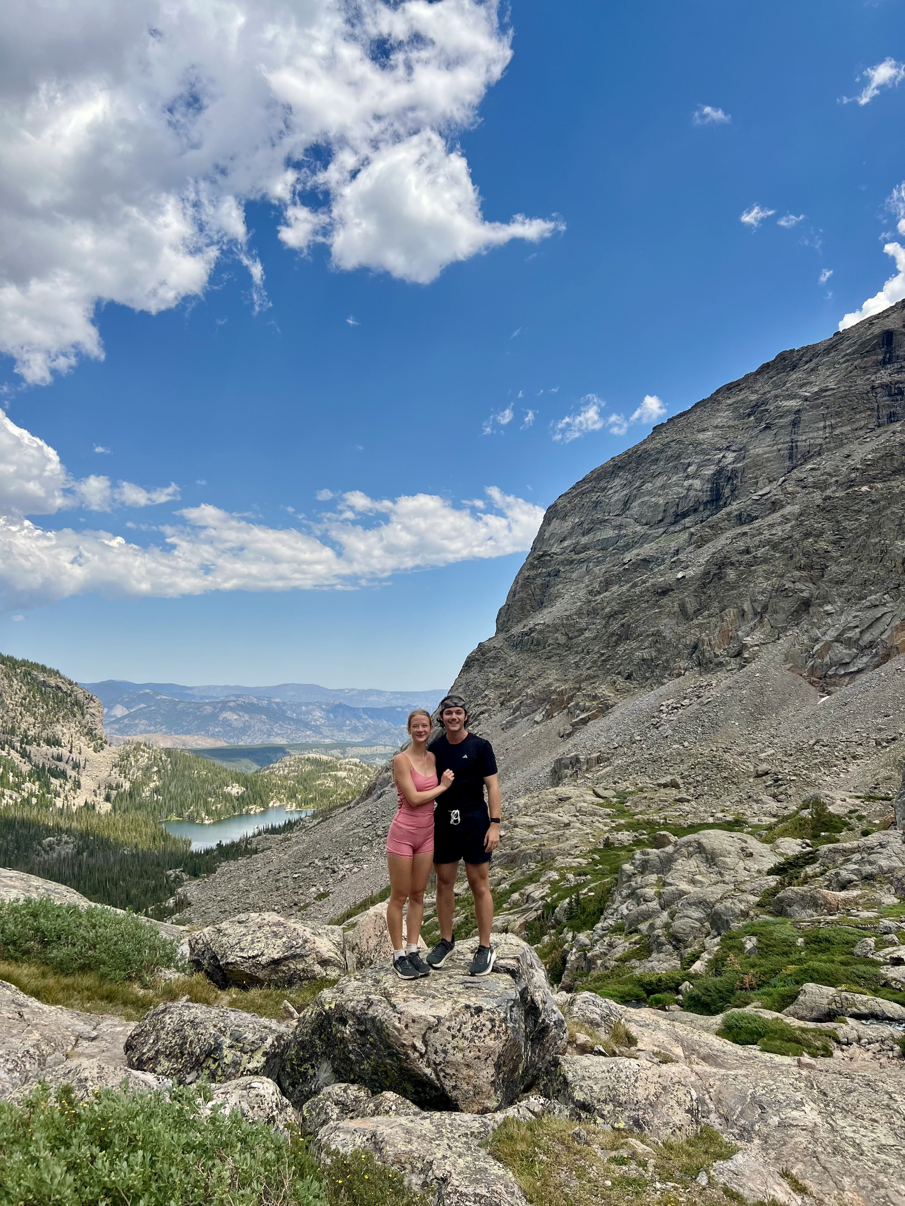 Ethan and Sydnee on a mountain in Colorado